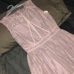 Very light lavender dress